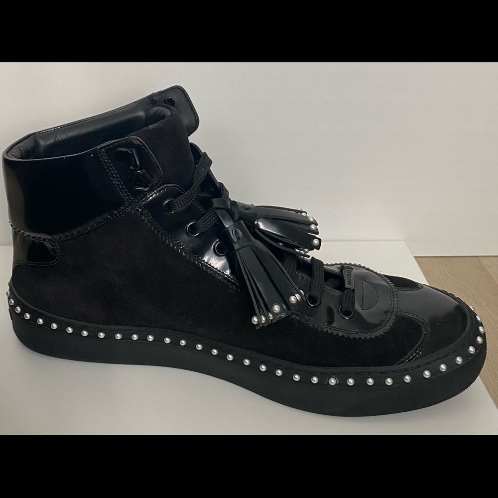 Jimmy Choo Mens Argyle Sneakers - Picture 5 of 7